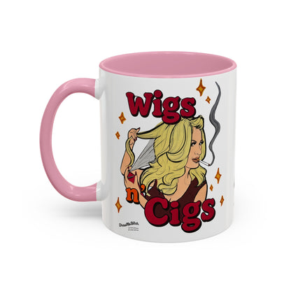 RHOA Kim "Wigs n' Cigs", Ceramic Mug, (11oz, 15oz) Featuring Kim Zolciak