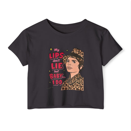 Traitors Lisa Lips Don't Lie, Crop Top, Featuring Lisa Rinna