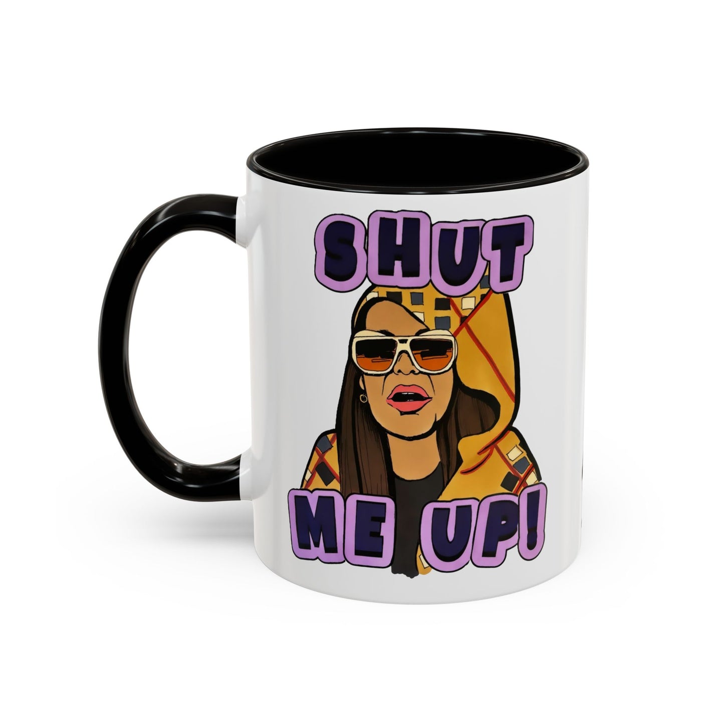 RHOSLC Shut Me Up!, Ceramic Mug, (11oz, 15oz) Featuring Mary Cosby