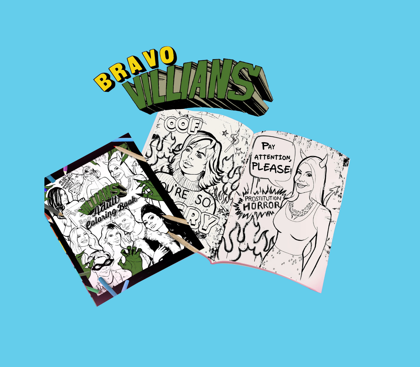 DrawMeBitch Coloring Books, Various