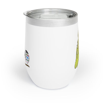 RHOBH Erika Clored Shocked featuring Erika Jayne, 12oz Wine Tumbler
