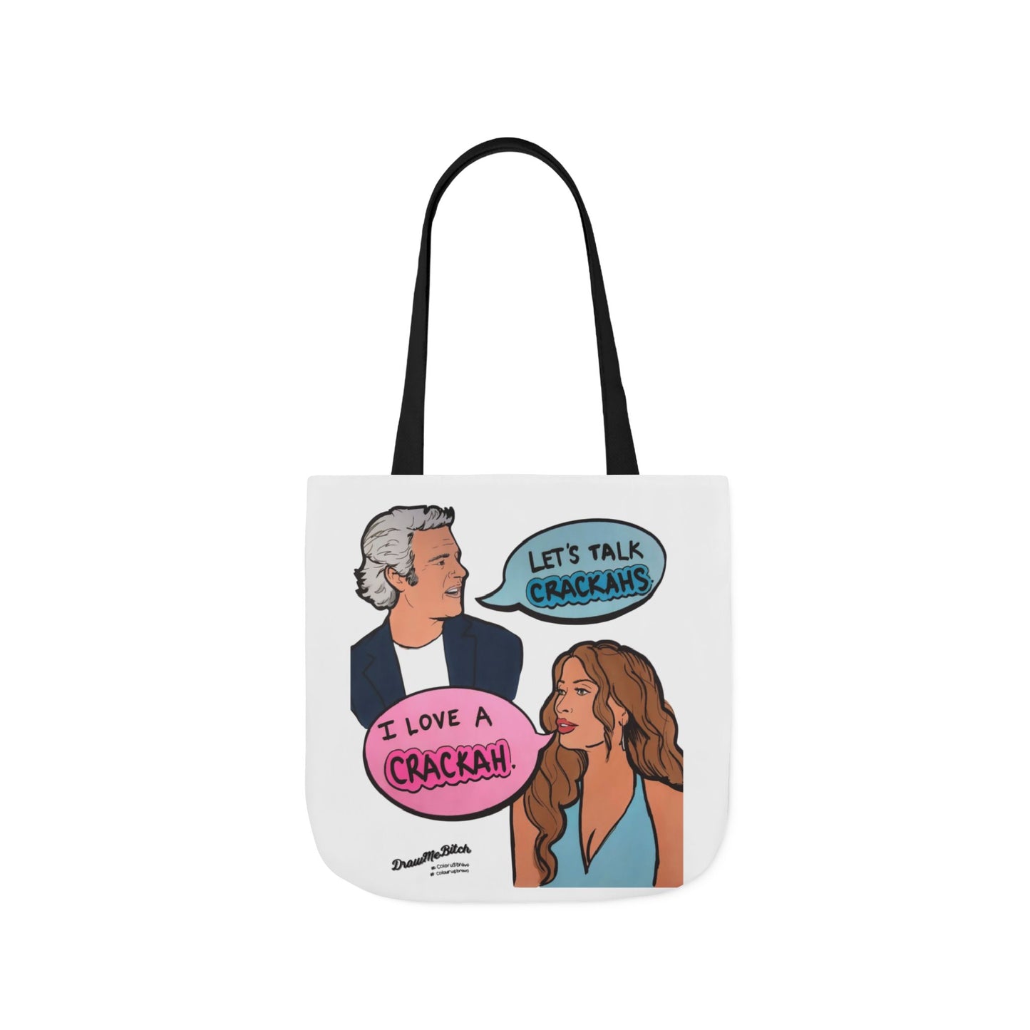 RHORI Alicia Loves a Crackah, Tote Bag featuring Alicia Carmody