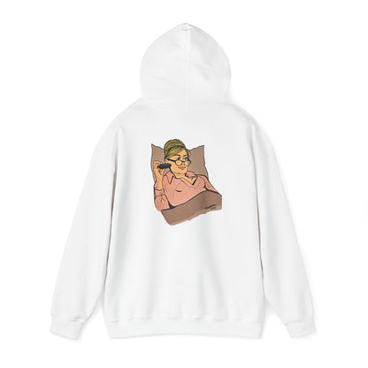RHONY Sonja in bed with Crown, Unisex Hoodie, featuring Sonja Morgan