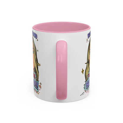 RHOBH Denise Bravo Bravo Bravo, Ceramic Mug, Various Sizes & Colors, featuring Denise Richards