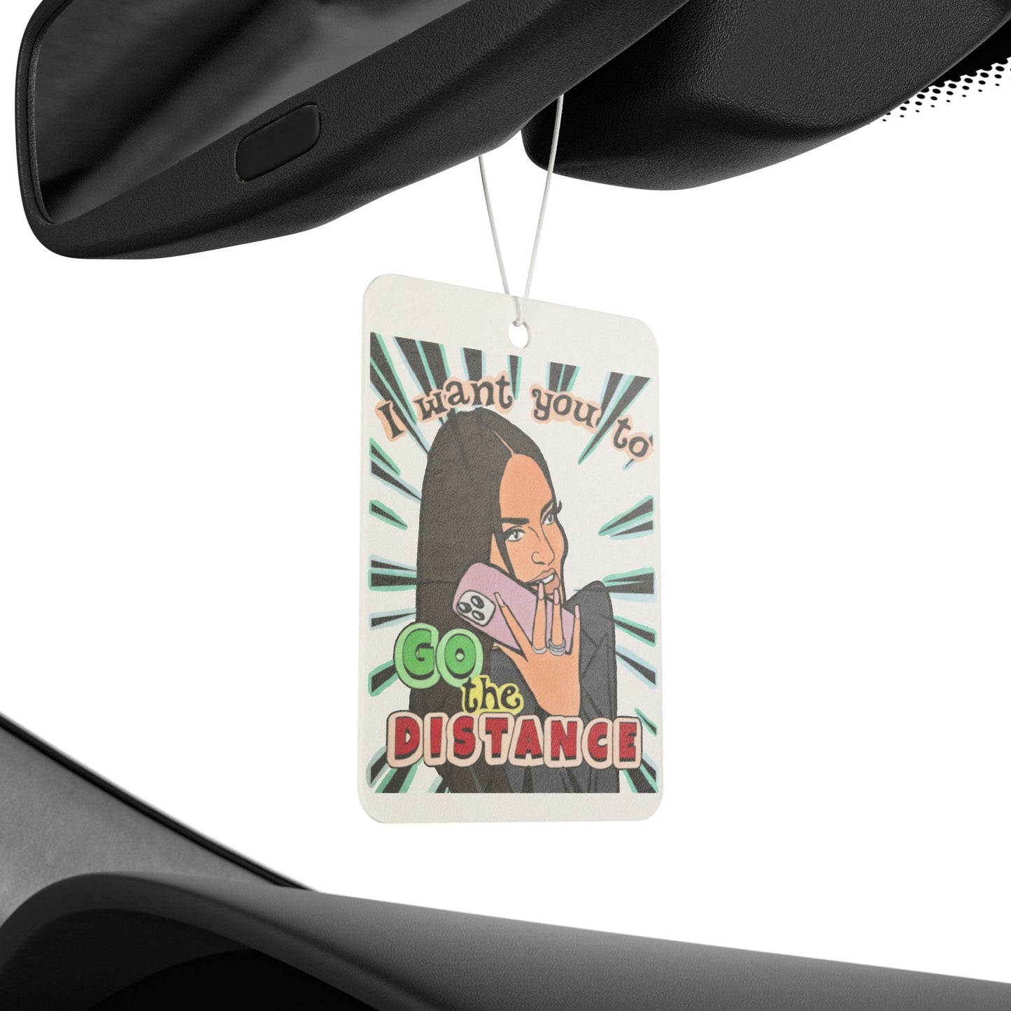 RHOSLC Lisa "Go the Distance" Car Air Freshener - featuring Lisa Barlow