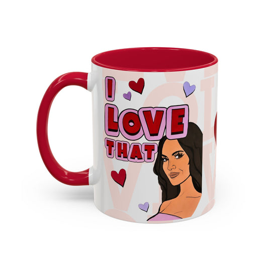 RHOSLC Lisa "Love That" Ceramic Mug, (11oz, 15oz)  featuring Lisa Barlow