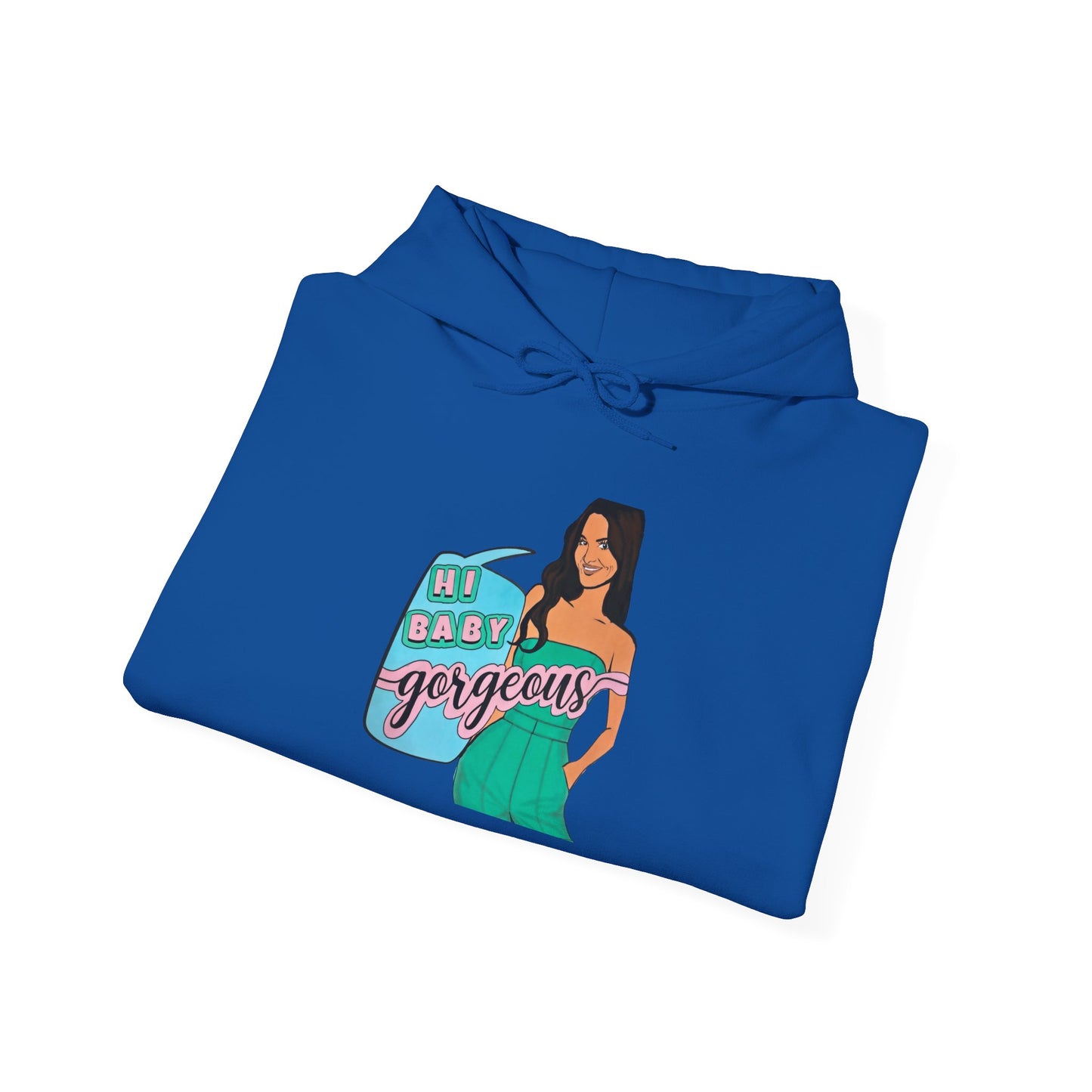 RHOSLC Lisa "Hey Baby Gorgeous!", Unisex Hoodie, featuring Lisa Barlow