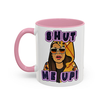 RHOSLC Shut Me Up!, Ceramic Mug, (11oz, 15oz) Featuring Mary Cosby