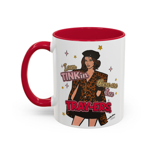 Traitors Maura Tinks Tree Tray-ers, Ceramic Mug, Various Sizes & Colors, featuring Maura Higgins