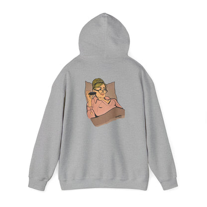 RHONY Sonja in bed with Crown, Unisex Hoodie, featuring Sonja Morgan