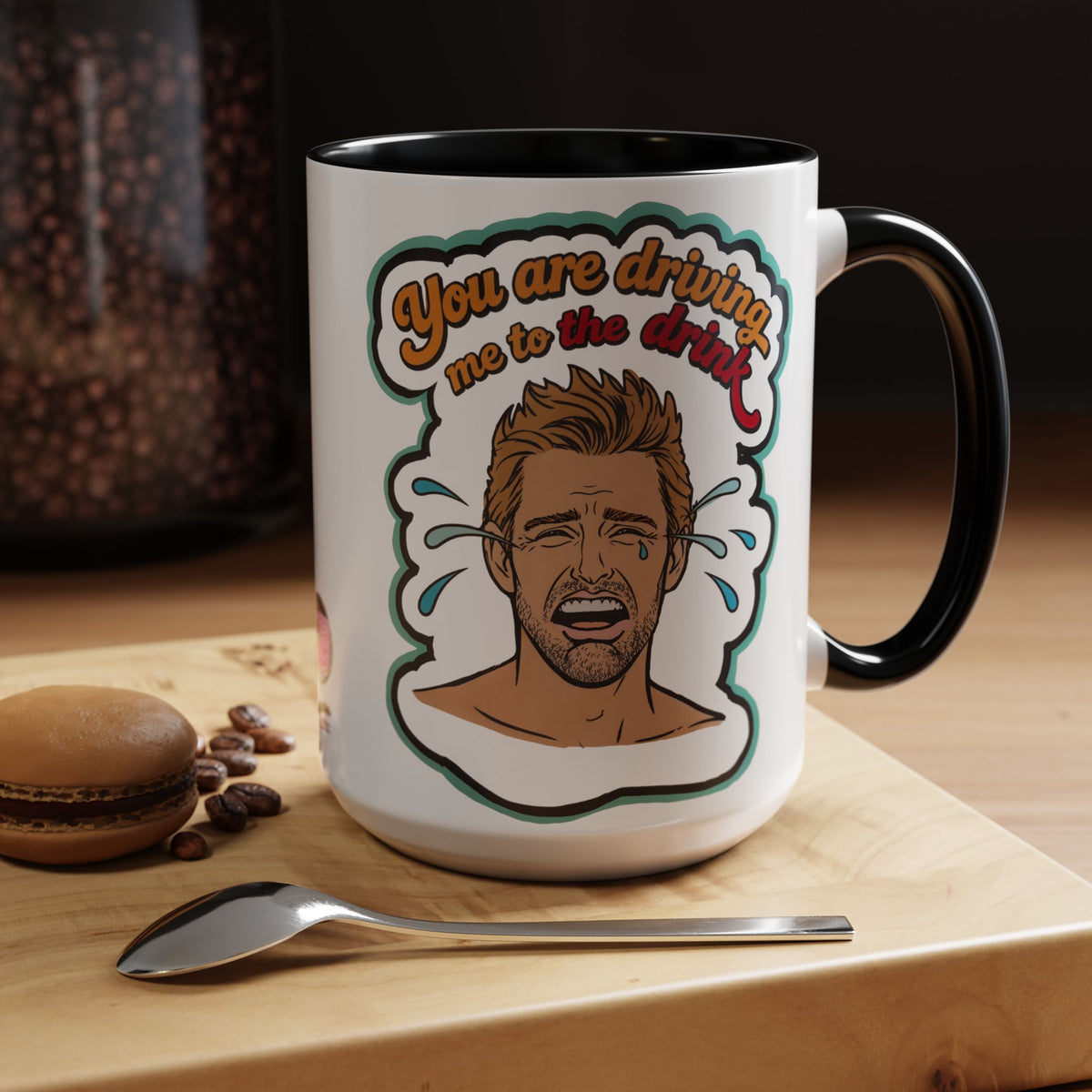 Summer House Kyle Driving to the Drink, Ceramic Mug, (11oz, 15oz) featuring Kyle Cooke