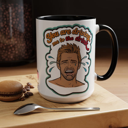 Summer House Kyle Driving to the Drink, Ceramic Mug, (11oz, 15oz) featuring Kyle Cooke