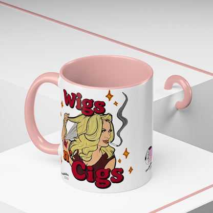 RHOA Kim "Wigs n' Cigs", Ceramic Mug, (11oz, 15oz) Featuring Kim Zolciak