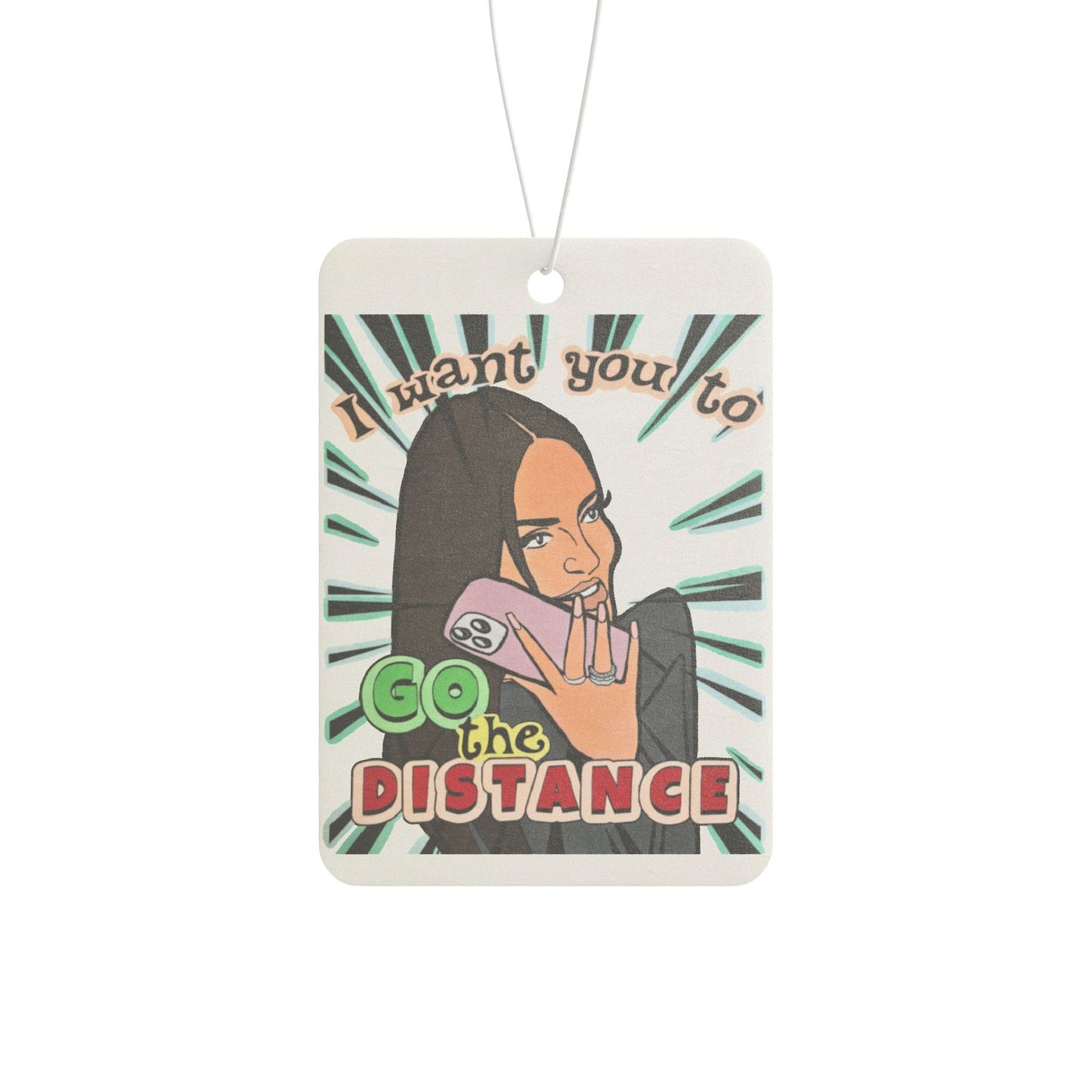 RHOSLC Lisa "Go the Distance" Car Air Freshener - featuring Lisa Barlow