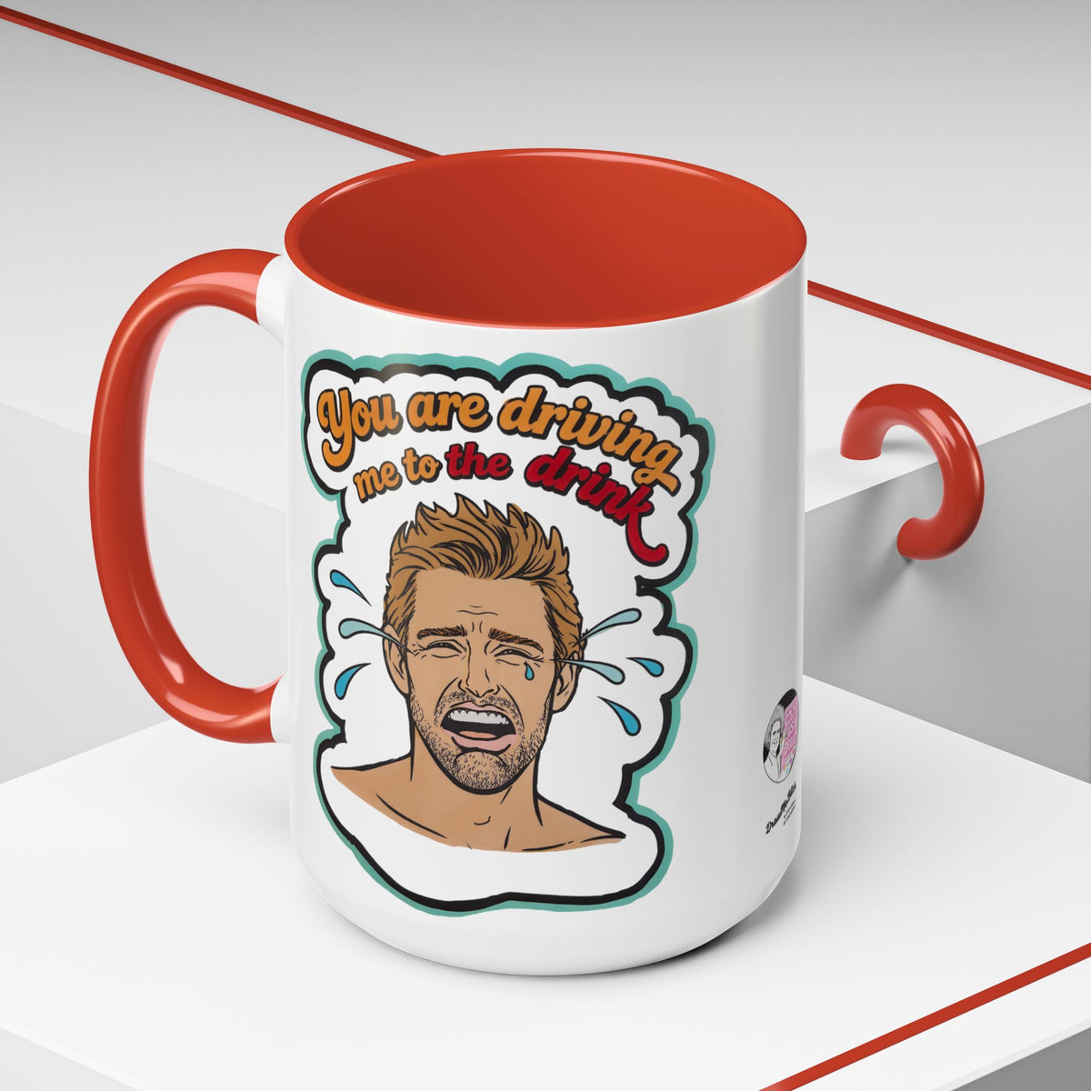 Summer House Kyle Driving to the Drink, Ceramic Mug, (11oz, 15oz) featuring Kyle Cooke