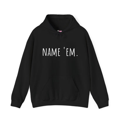 RHOBH Kyle vs. Sutton "NAME 'EM", Unisex Hoodie, featuring Kyle Richards and Sutton Stracke
