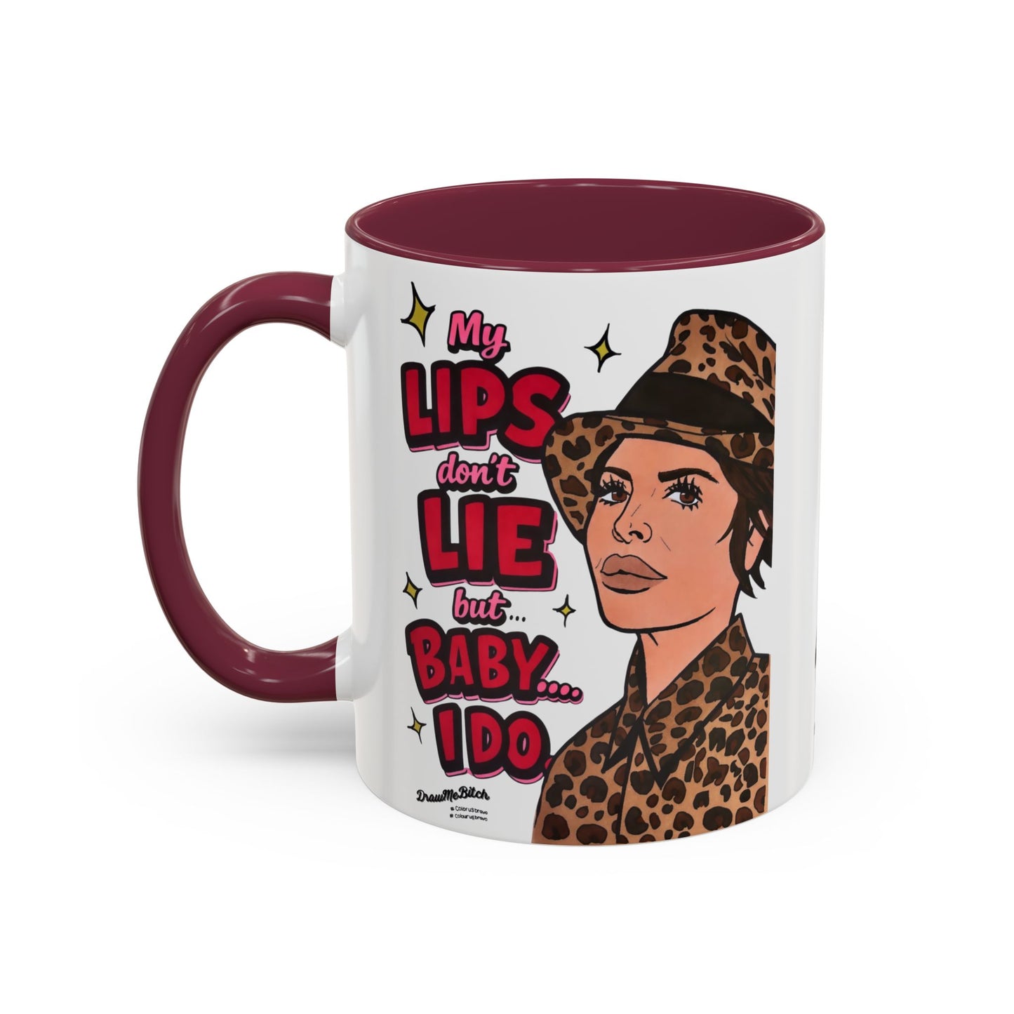 Traitors Lisa Rinna Lips Don't Lie, Ceramic Mug, Various Sizes & Colors