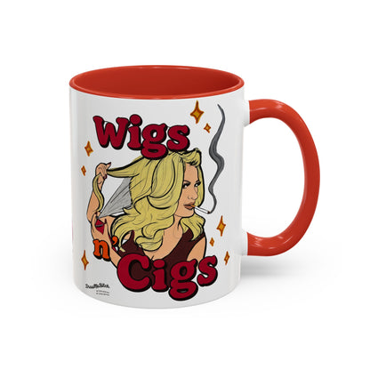 RHOA Kim "Wigs n' Cigs", Ceramic Mug, (11oz, 15oz) Featuring Kim Zolciak