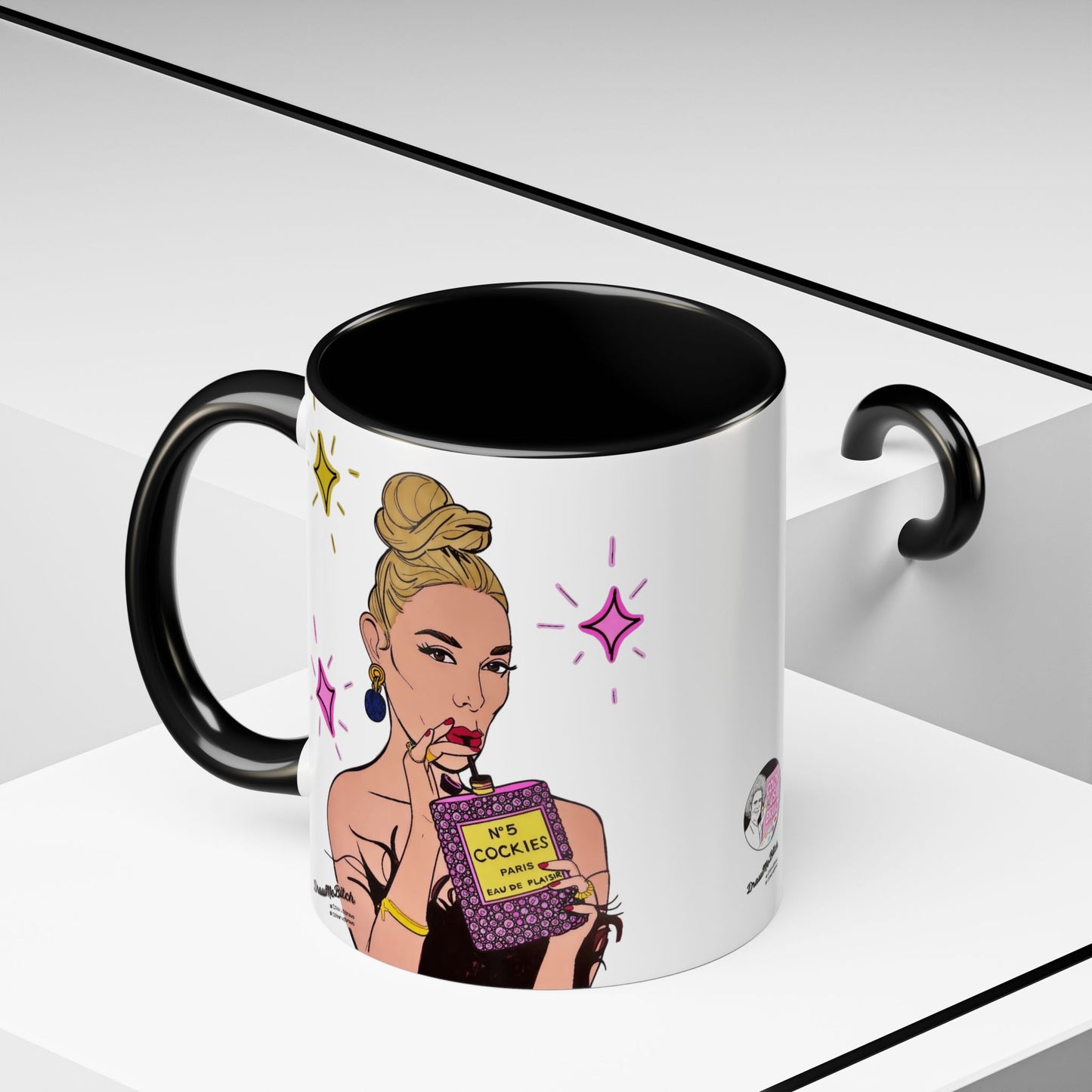 RHOM Marysol Cockies, Ceramic Mug, (11oz, 15oz) featuring Marysol Patton