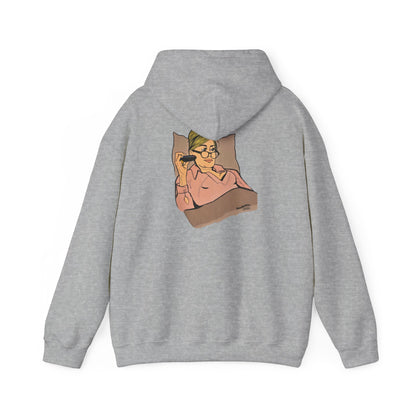 RHONY Sonja in bed with Crown, Unisex Hoodie, featuring Sonja Morgan