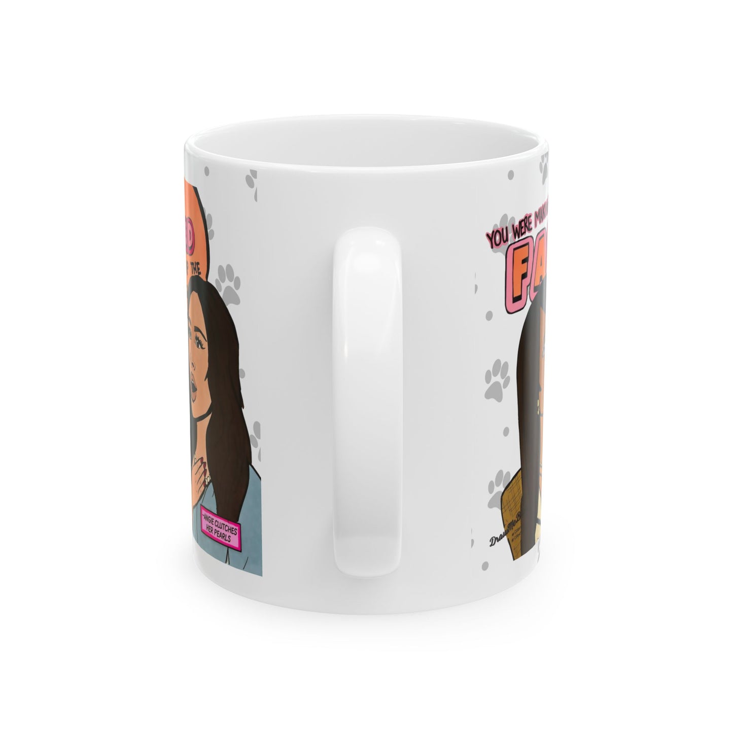 RHOSLC Mary vs. Angie Farts, Ceramic Mug, (11oz, 15oz) Featuring Mary Cosby and Angie Katsanevas