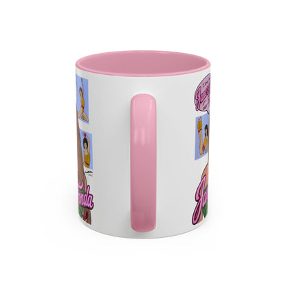 RHORI Alicia Loves Janes Fonda, Ceramic Mug, (11oz, 15oz) featuring Kelsey Swanson & Rosie Woods