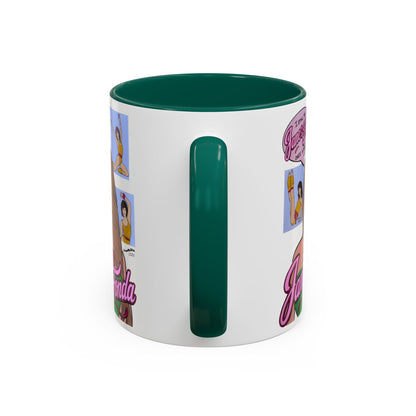RHORI Alicia Loves Janes Fonda, Ceramic Mug, (11oz, 15oz) featuring Kelsey Swanson & Rosie Woods