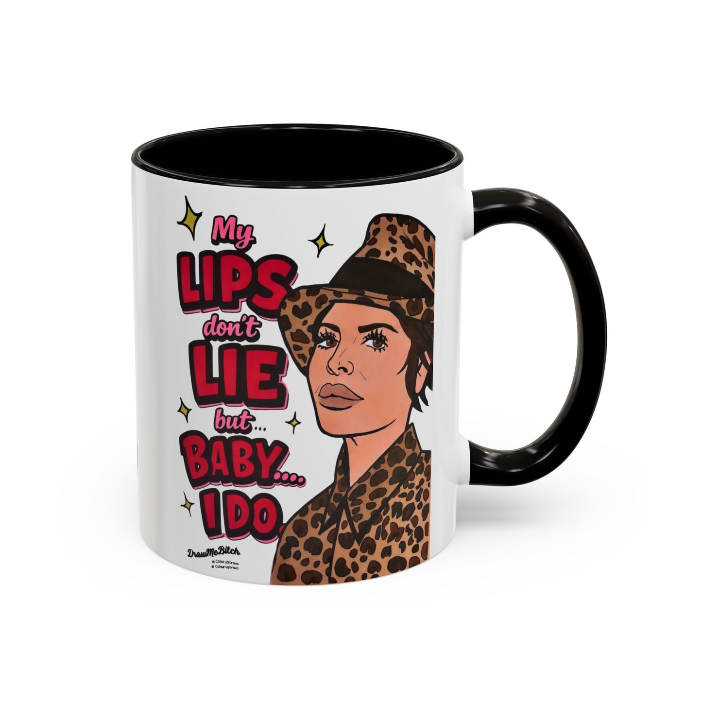 Traitors Lisa Rinna Lips Don't Lie, Ceramic Mug, Various Sizes & Colors