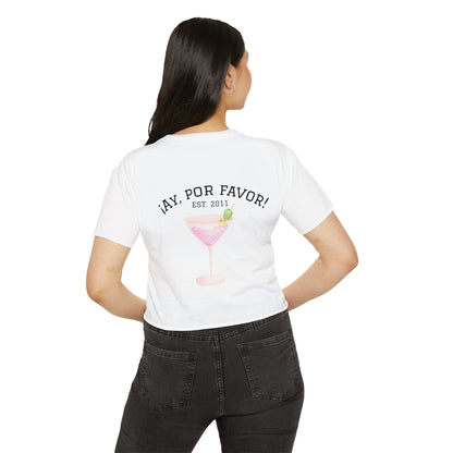 RHOM Marysol Cockies "Ay Por Favor", Cropped Tee, Featuring Marysol Patton