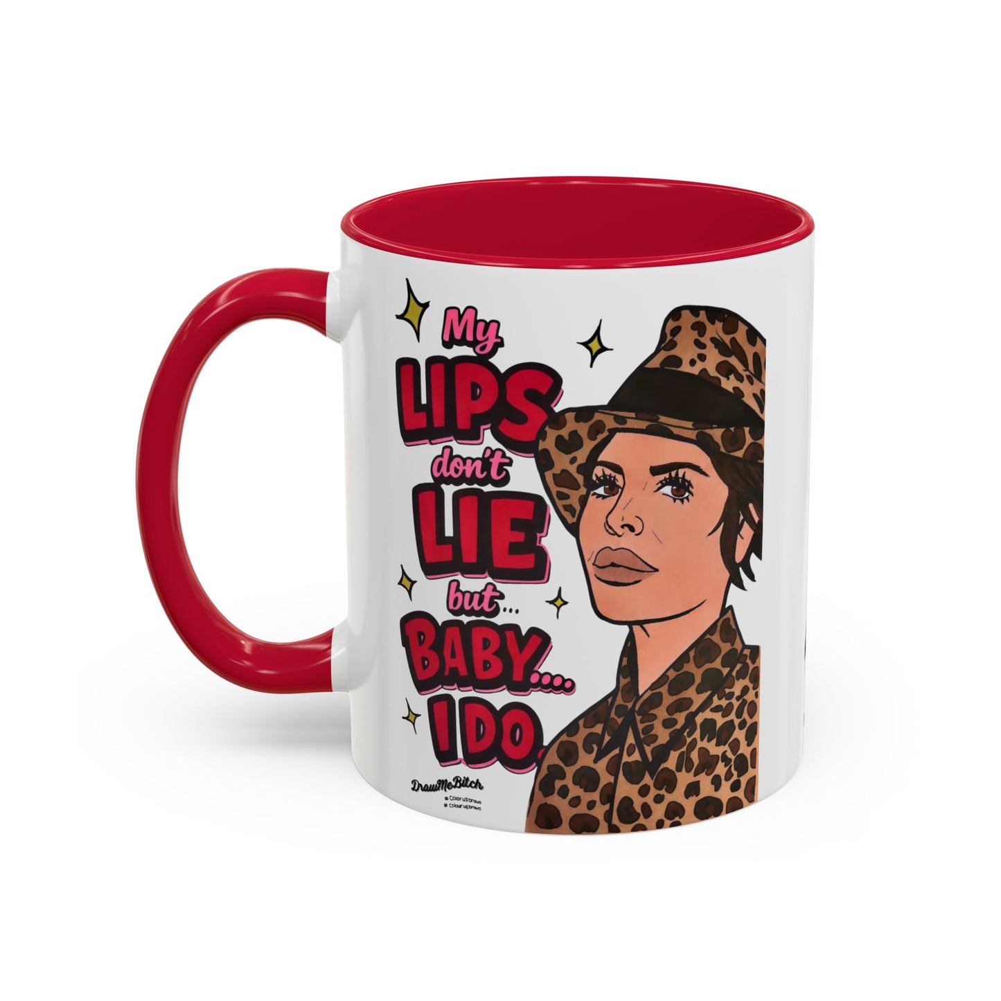 Traitors Lisa Rinna Lips Don't Lie, Ceramic Mug, Various Sizes & Colors