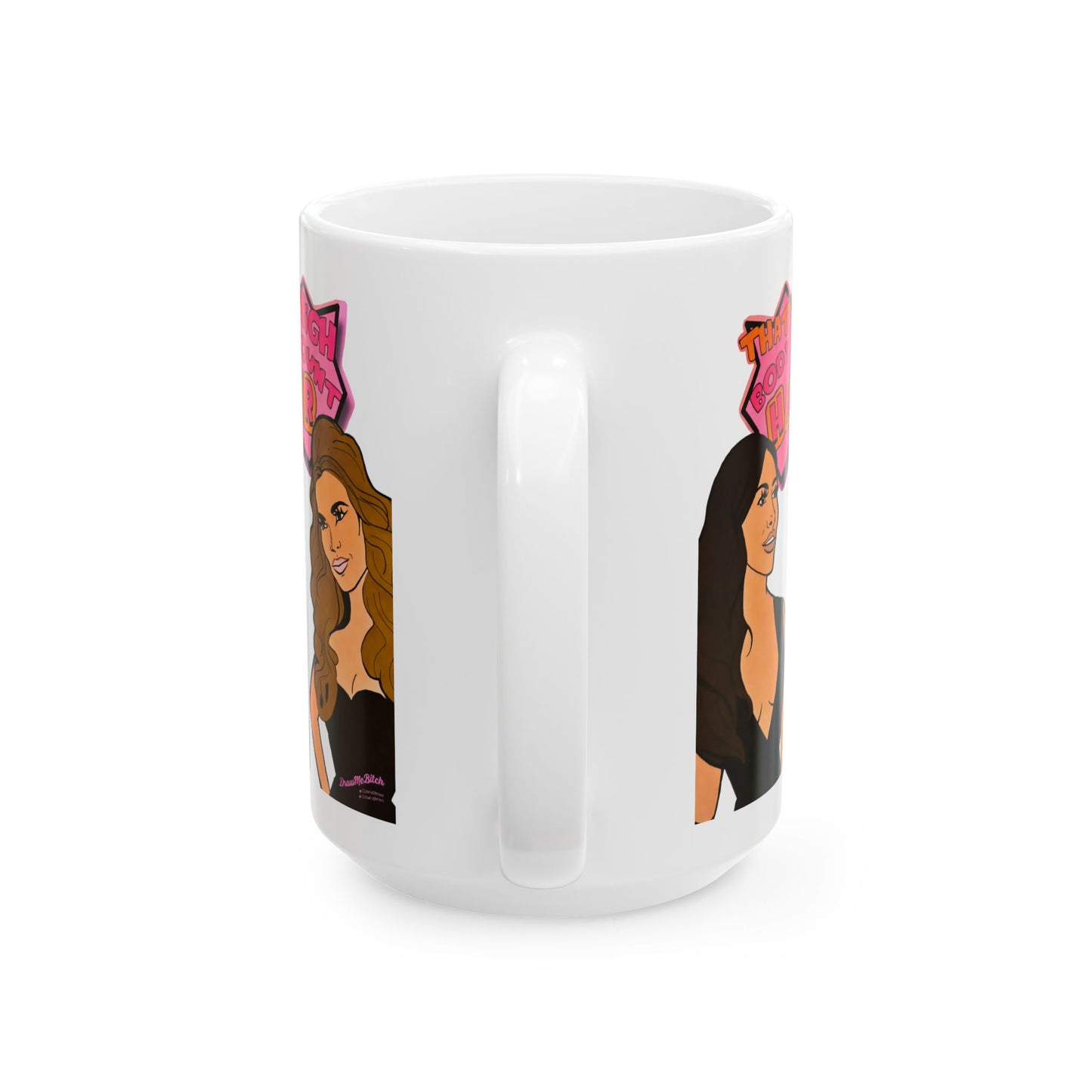 RHOSLC High Body Count Hair, Ceramic Mug, (11oz, 15oz) Featuring Angie K & Britani Bateman