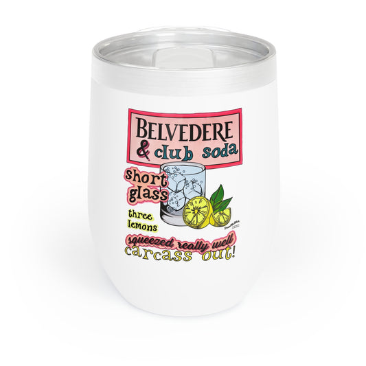 RHOBH Dorit  3 Lemons Carcass Out!, 12oz Wine Tumbler, featuring Dorit Kemsley