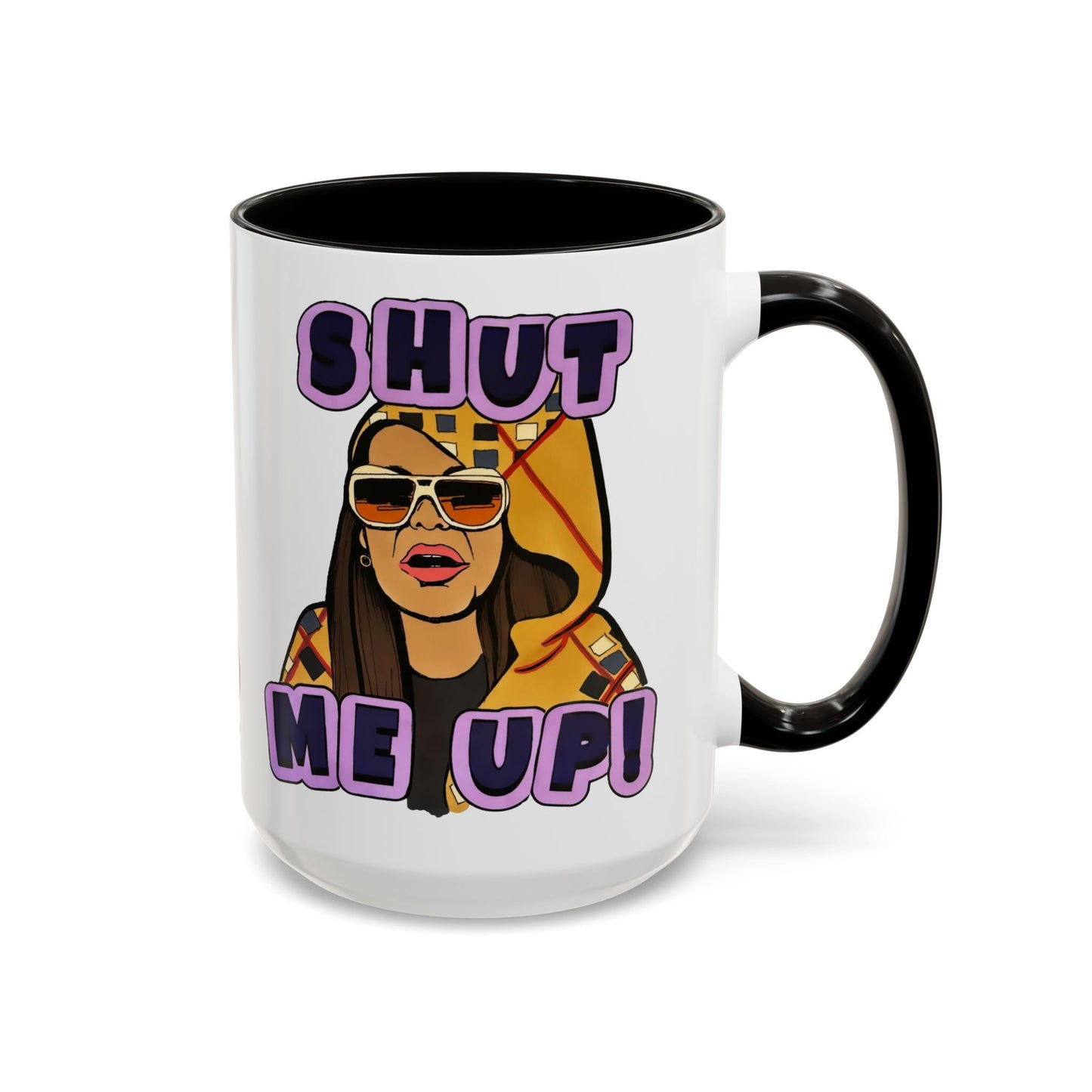 RHOSLC Shut Me Up!, Ceramic Mug, (11oz, 15oz) Featuring Mary Cosby