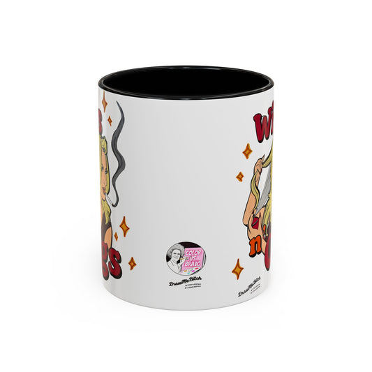 RHOA Kim "Wigs n' Cigs", Ceramic Mug, (11oz, 15oz) Featuring Kim Zolciak