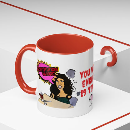 RHONJ "Prostitutions' Whore", Ceramic Mug, (11oz, 15oz) Featuring Teresa Giudice vs. Danielle Staub