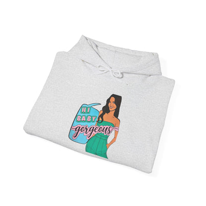 RHOSLC Lisa "Hey Baby Gorgeous!", Unisex Hoodie, featuring Lisa Barlow