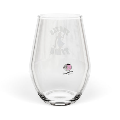 RHONY "Turtle Time", 12oz Stemless Wine Glass, featuring Ramona Singer
