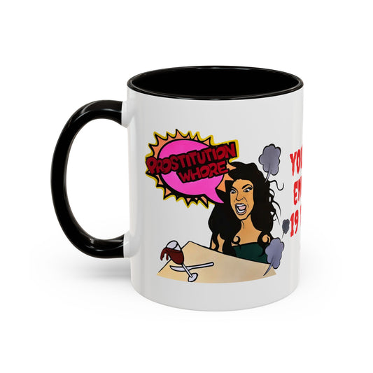 RHONJ "Prostitutions' Whore", Ceramic Mug, (11oz, 15oz) Featuring Teresa Giudice vs. Danielle Staub