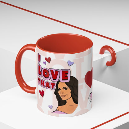 RHOSLC Lisa "Love That" Ceramic Mug, (11oz, 15oz)  featuring Lisa Barlow