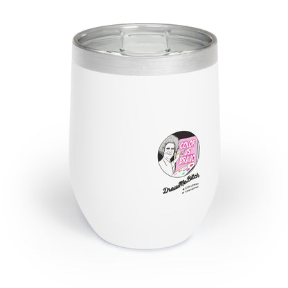 RHOM Lisa Doesn't Drink Poison, 12oz Wine Tumbler, featuring Lisa Hochstein