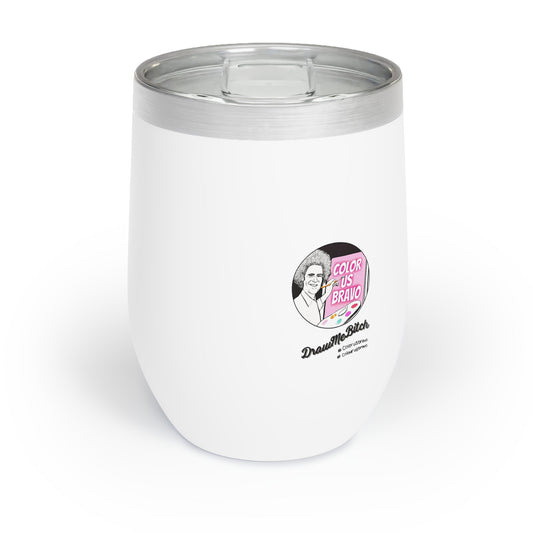 RHOM Lisa Doesn't Drink Poison, 12oz Wine Tumbler, featuring Lisa Hochstein