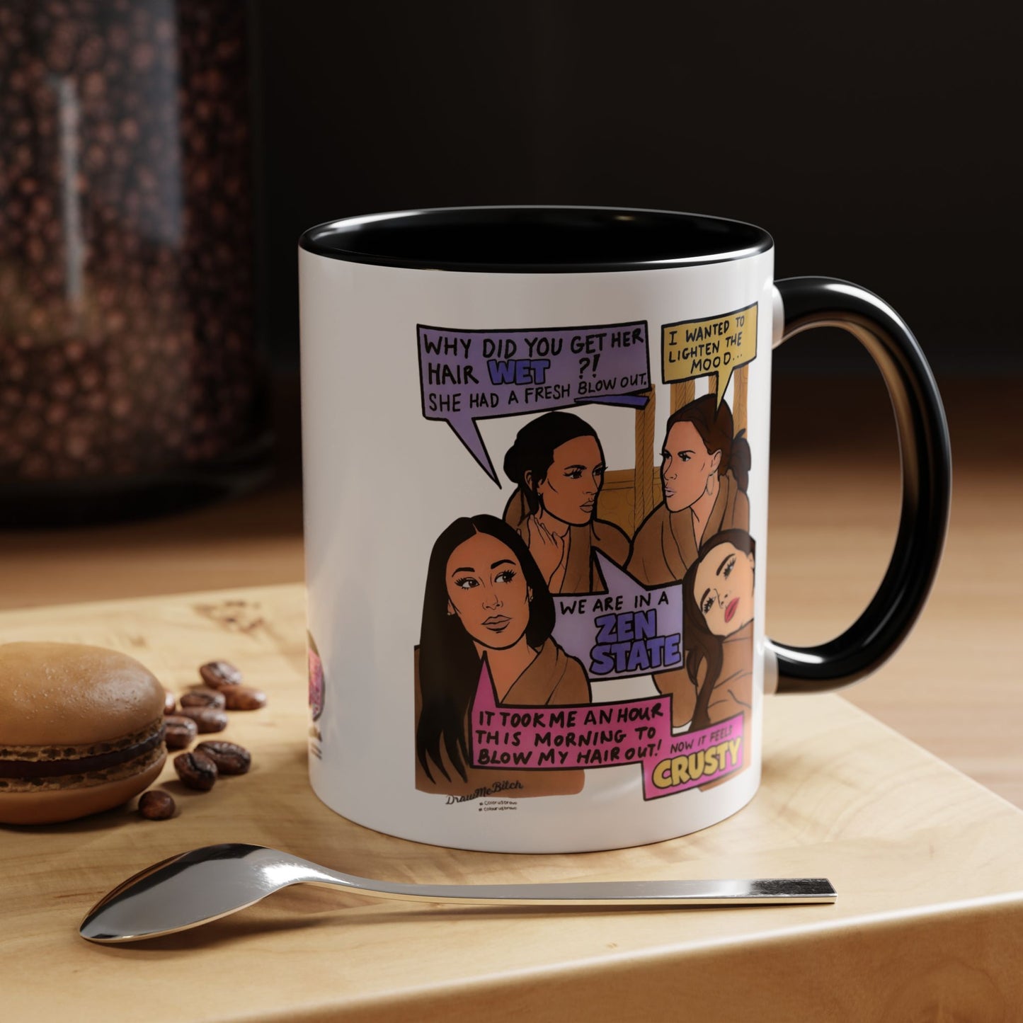 RHOSLC Zen State, Ceramic Mug, (11oz, 15oz)  featuring Lisa Barlow, Angie K, Britani Bateman, and Meredith Marks