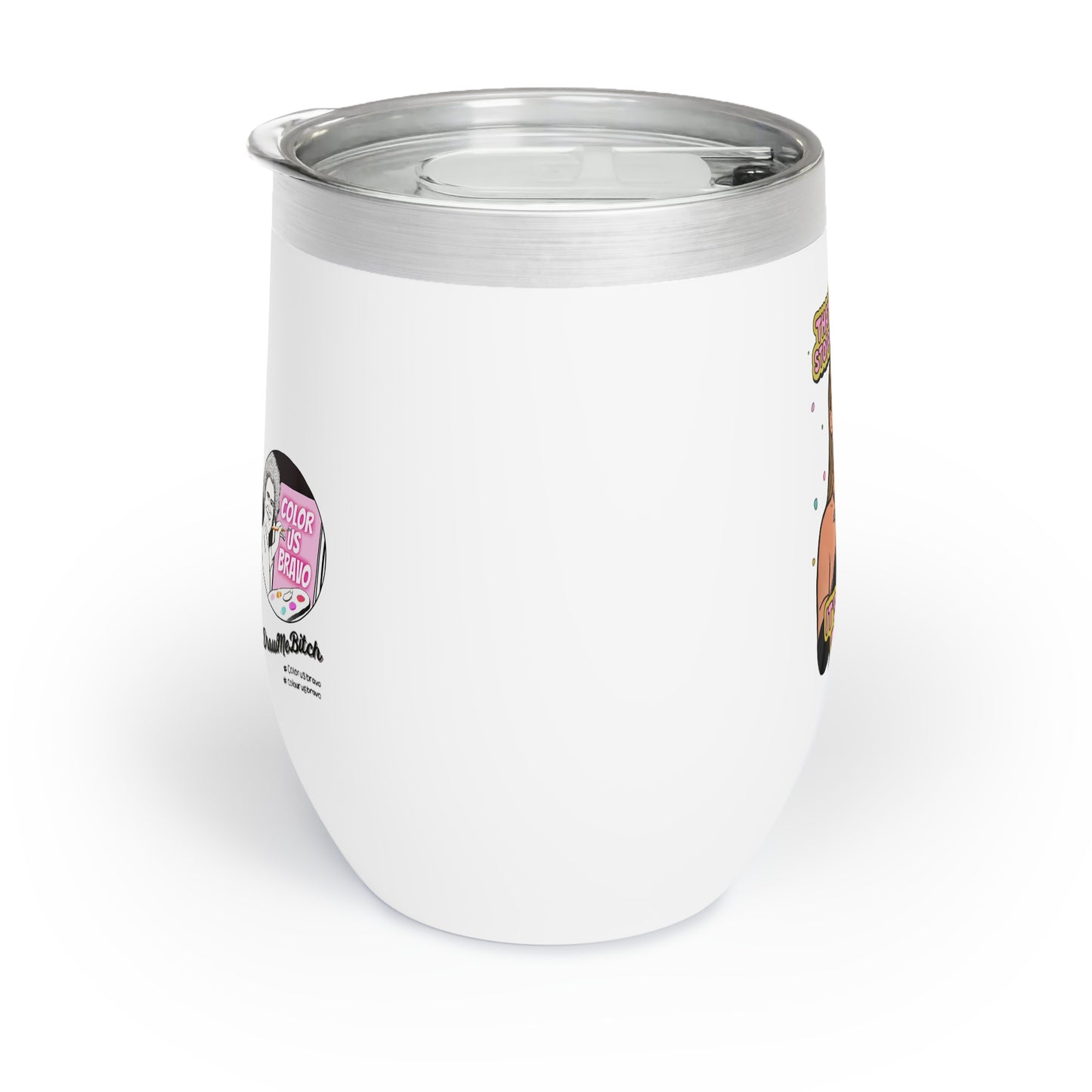 RHOM Lisa Doesn't Drink Poison, 12oz Wine Tumbler, featuring Lisa Hochstein