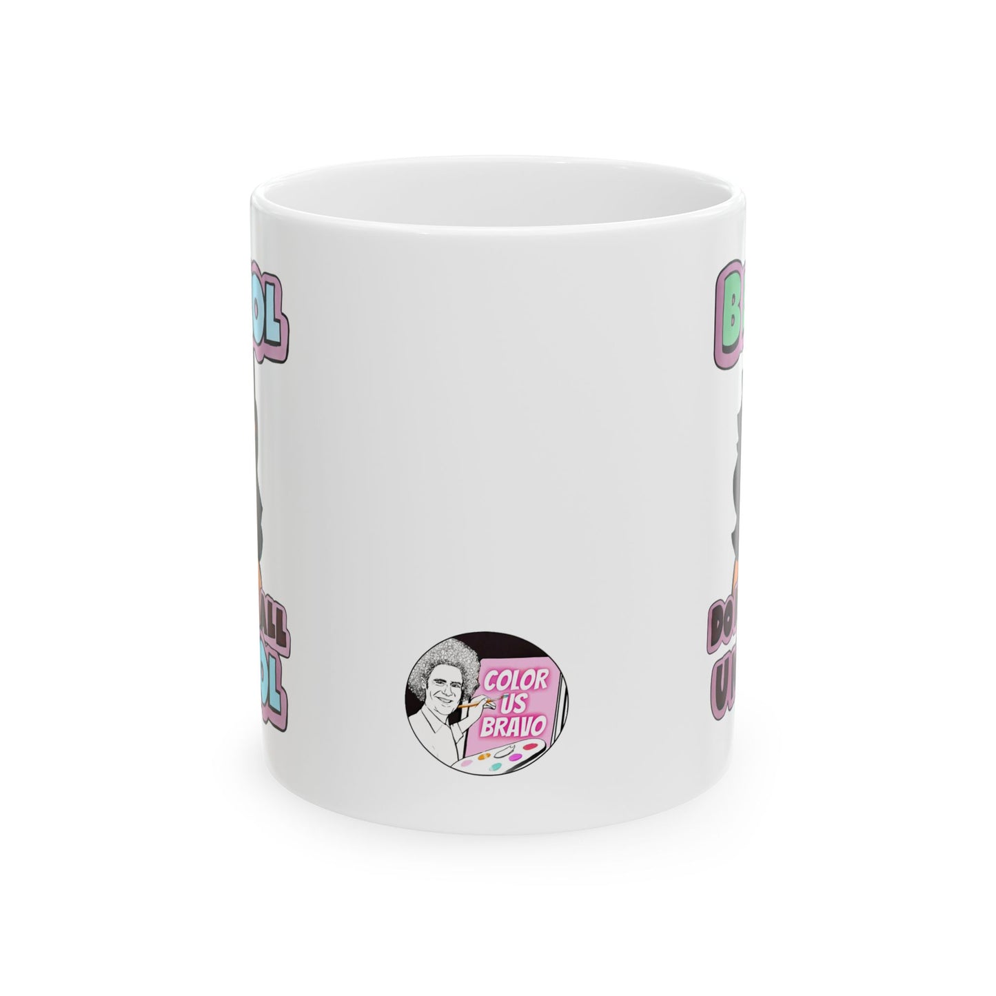 RHONY "Don't Be Uncool", Ceramic Mug, (11oz, 15oz) featuring Luann De Lesseps