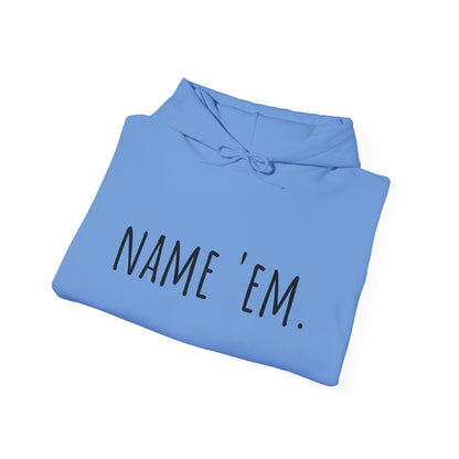 RHOBH Kyle vs. Sutton "NAME 'EM", Unisex Hoodie, featuring Kyle Richards and Sutton Stracke