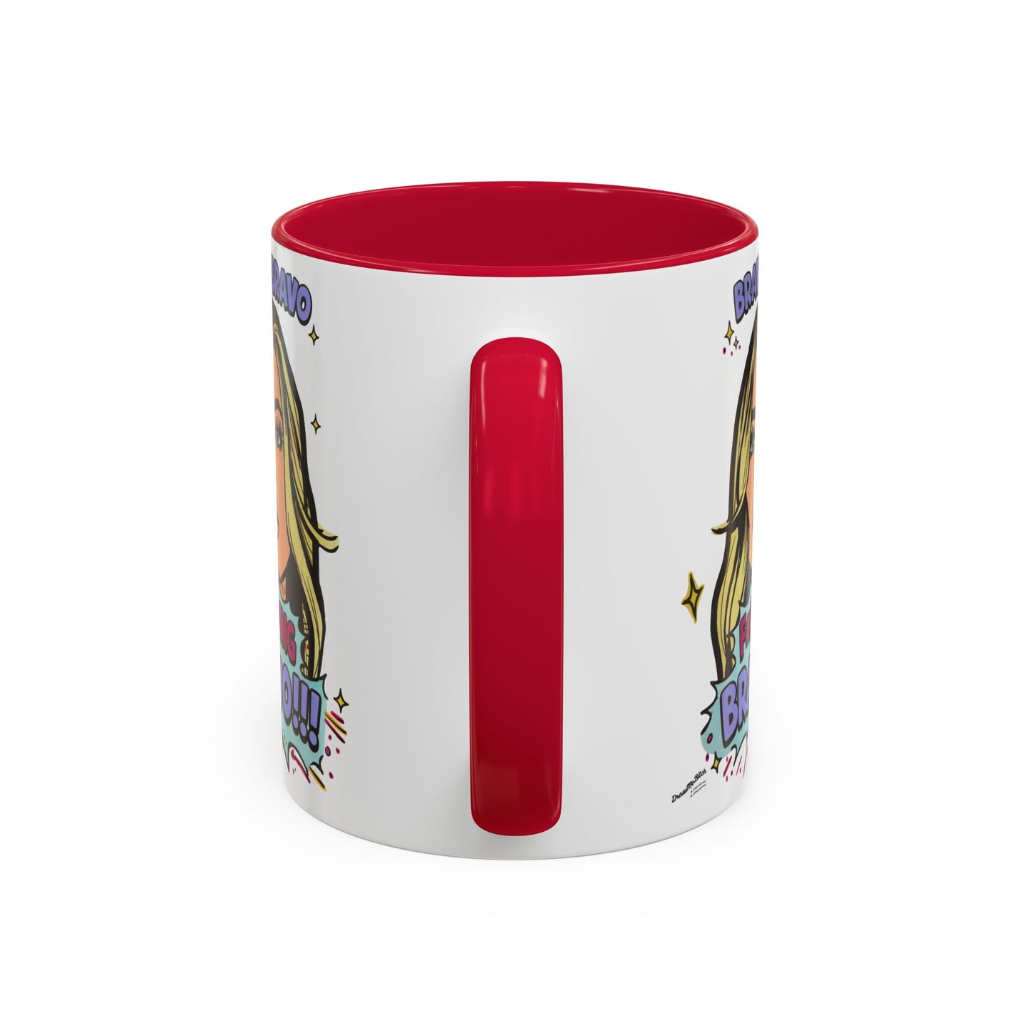 RHOBH Denise Bravo Bravo Bravo, Ceramic Mug, Various Sizes & Colors, featuring Denise Richards