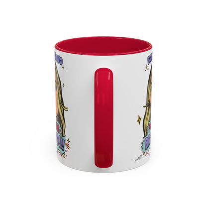 RHOBH Denise Bravo Bravo Bravo, Ceramic Mug, Various Sizes & Colors, featuring Denise Richards