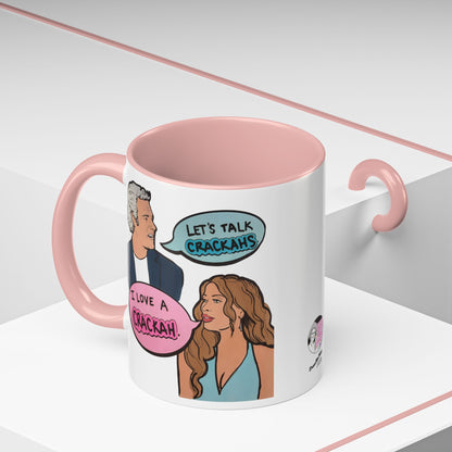 RHORI Alicia Loves a Cracka, Ceramic Mug, (11oz, 15oz) featuring Alicia Carmody & Andy Cohen