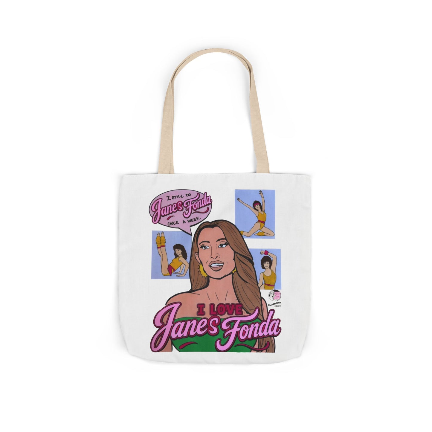 RHORI Alicia Loves Janes Fonda, Tote Bag featuring Alicia Carmody