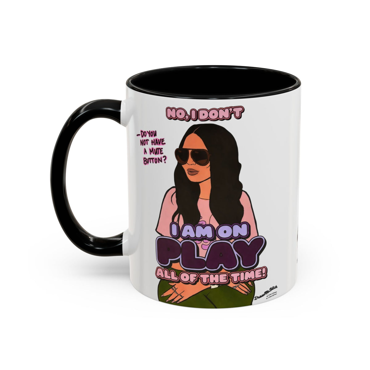 RHOSLC Lisa On Play, Ceramic Mug, (11oz, 15oz)  featuring Lisa Barlow